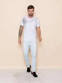 Men T-Shirts & Tanks - 白色 - 查看 1