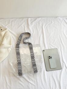 Dedoo Clear Tote Bag Double Handle Large Capacity - Multicolor - View 3