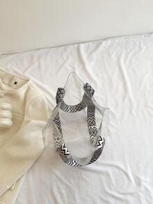 Dedoo Clear Tote Bag Double Handle Large Capacity - Multicolor - View 4