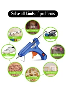 1 pieza ABS pegamento modernista de color combinado DIY pegamento para doméstico - Azul - Ver 6