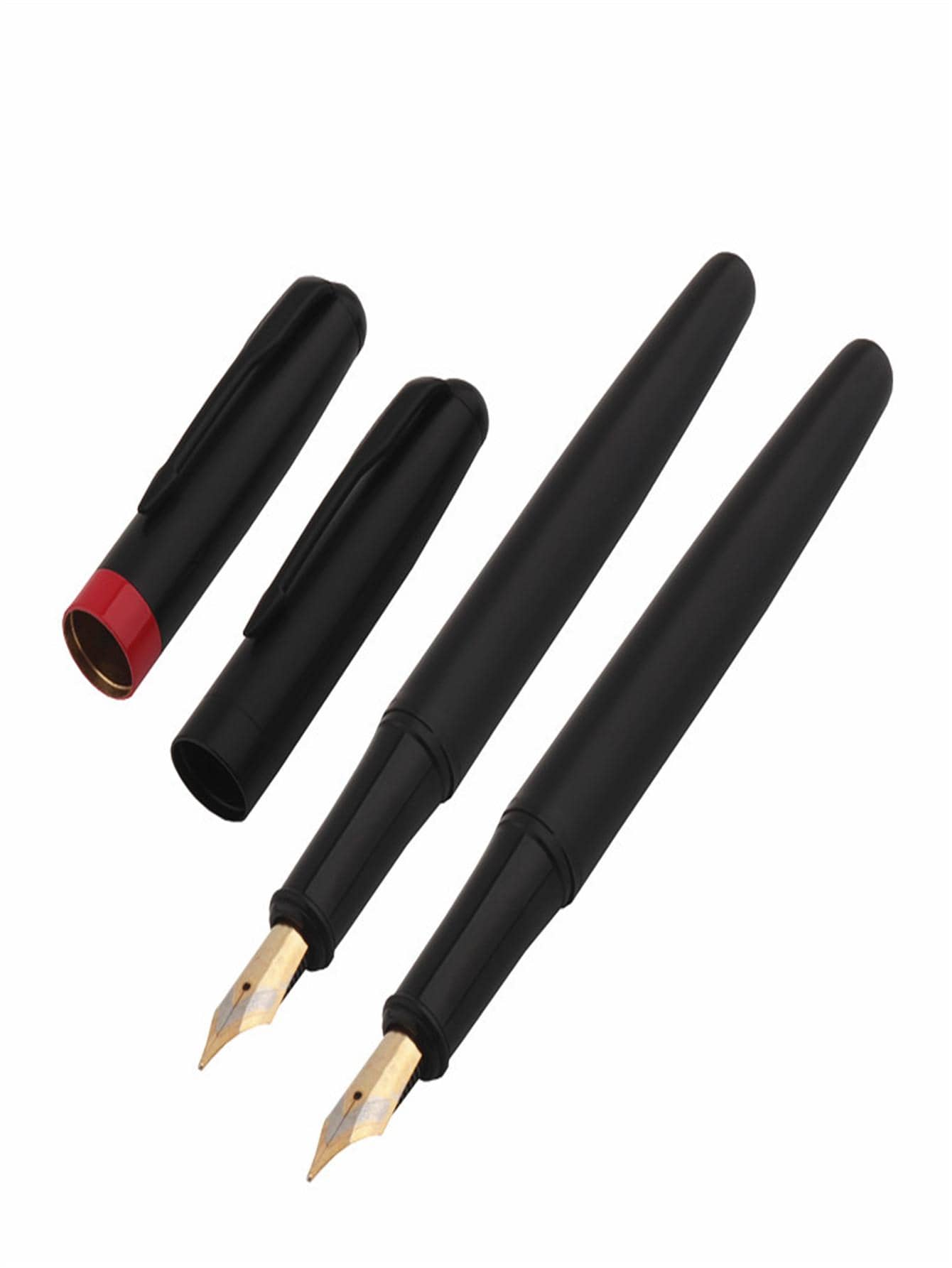 1pc Iron Alloy Pen - Black - View 1