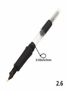 1pc Iron Alloy Pen - Black - View 7
