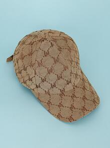 Rhinestone trang trí mũ bóng chày - màu nâu - Xem 5