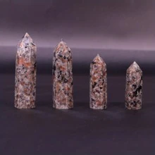 1入組石頭塔自然UV寶石水晶石英裝飾工藝 - 彩色 - 查看 4