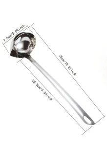 1入組不銹鋼湯勺