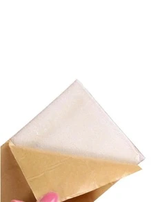 1 pieza Pegatina de cintura con diseño vintage - Blanco - Ver 8