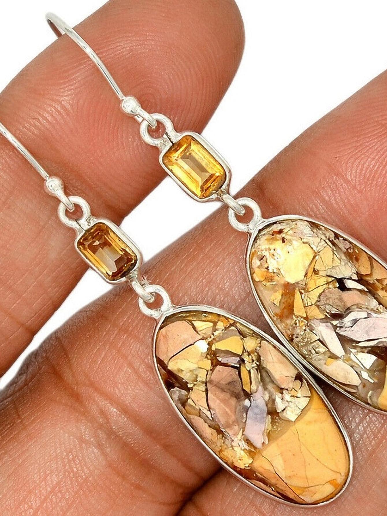 幾何耳墜 - 彩色 - 查看 1