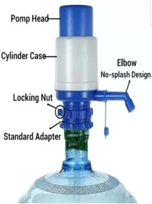 Dispensador Bomba De Agua Manual Para Garrafones Cocina - Azul - Ver 1