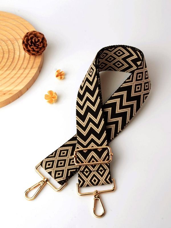 Alça de bolsa bordada ajustável para bolsa de ombro cruzada ajustável. Acessórios de bolsa portátil elegantes e duráveis para iniciantes e trabalhadores brancos de colarinho para adolescentes, mulheres universitárias. Presente para decoração de acessórios de presente de suprimentos escolares para professores de alunos do ensino médio