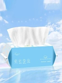 1 gói Khăn mặt dùng một lần di động - trắng - Xem 1