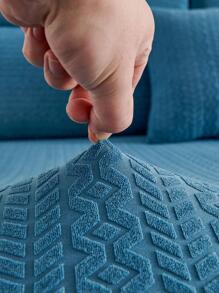 1 Vỏ Đệm Sofa Dày Đàn Hồi Hiện Đại Đơn Giản Bốn Mùa Phổ Biến Chống Trượt Chống Bụi Bảo Vệ Chống Bụi Bẩn Có Thể Giặt Được Cho Hình Chữ L Và 1/2/3/4 Chỗ Ngồi Ghế Sofa - Màu xanh lam - Xem 9