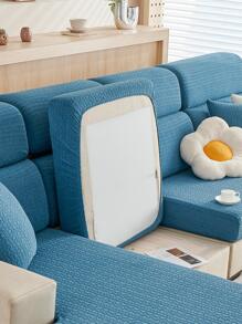 1 Vỏ Đệm Sofa Dày Đàn Hồi Hiện Đại Đơn Giản Bốn Mùa Phổ Biến Chống Trượt Chống Bụi Bảo Vệ Chống Bụi Bẩn Có Thể Giặt Được Cho Hình Chữ L Và 1/2/3/4 Chỗ Ngồi Ghế Sofa - Màu xanh lam - Xem 6