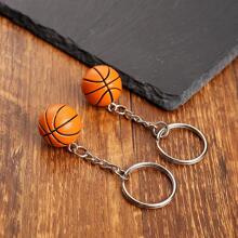 1pc Random Men Basketball Charm Keychain Casual Car Accessories Bag Charm School Cute Goth Y2k Bag Accessories Lanyards With Id Holder Car Accessories Bag Charms - Brown - View 5