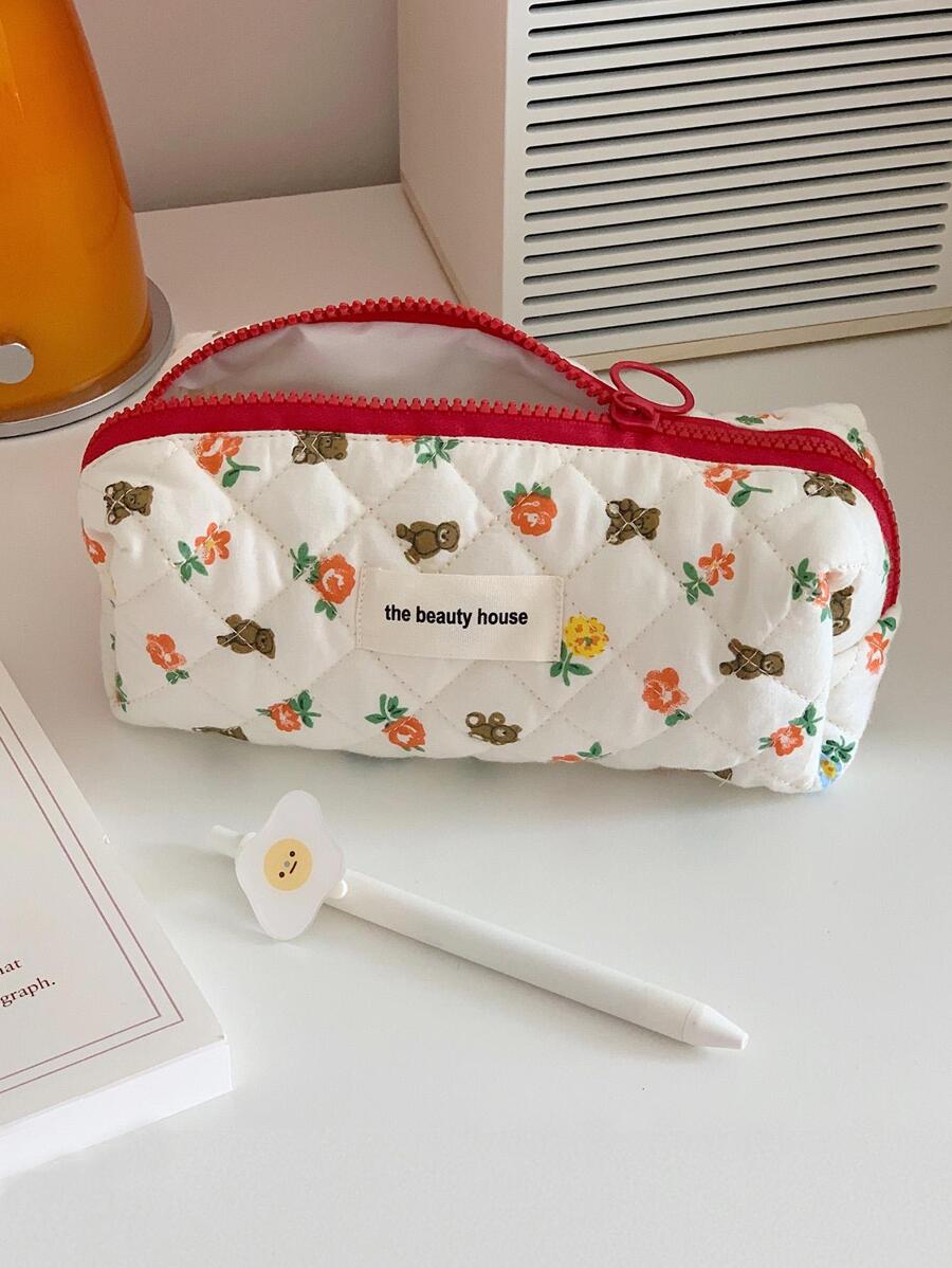 1 pieza Estuche con estampado de dibujos animados - Multicolor - Ver 1