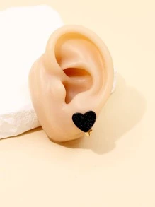 Brincos de clipe de decoração de coração para namorados, mãe, mãe, dia das mães, presente