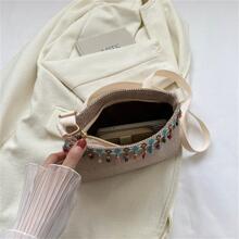 Small Bag For Women 2023 New Woven Shoulder Oblique Cross Beach Bag Hanfu Accessories Bag