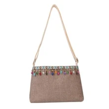 Small Bag For Women 2023 New Woven Shoulder Oblique Cross Beach Bag Hanfu Accessories Bag