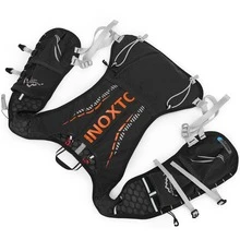 1 pieza Bolso para correr con estampado de letra con cordón delantero - Negro - Ver 7