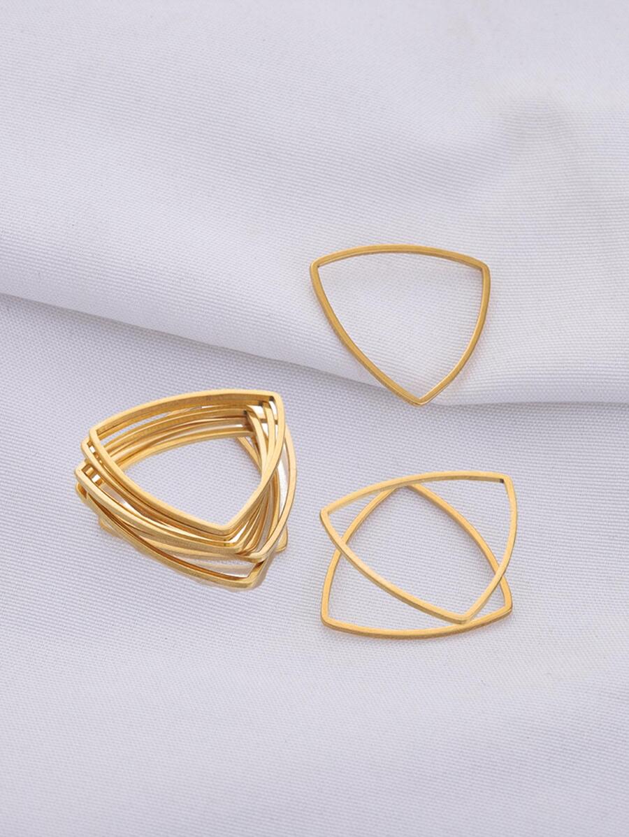 10pcs/set Geometric DIY Jewelry Accessory - Yellow Gold - View 1