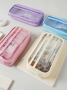 1 pieza Estuche rosado - Rosa - Ver 3