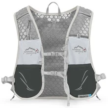 1pc Letter Graphic Drawstring Front Running Bag - Grey - View 6