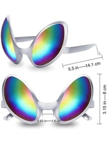 2入組外星人照相亭道具 - 綠色 - 查看 6