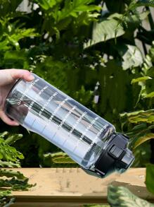 1入組黑色水瓶帶草編 - 黑色 - 查看 2