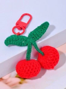 Móc khóa hoa anh đào - Đỏ - Xem 3