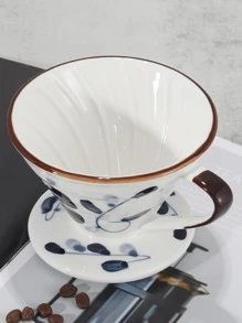 Filtro de café estilo japonés dibujado a mano, olla para filtrar café, taza de café, taza de café, de vuelta a la escuela - Multicolor - Ver 6