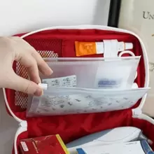 Saco De Remédios Portátil Kit De Primeiros Socorros Saco Organizador De Medicamentos Saco De Armazenamento De Suprimentos De Viagem Saco De Remédios Saco De Armazenamento De Medicamentos Organizador De Remédios Kit De Primeiros Socorros Saco De Primeiros Socorros Para Viagens Casa Acampamento Ao Ar Livre Caminhadas Caça
