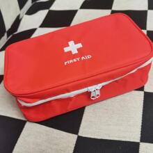 Saco De Remédios Portátil Kit De Primeiros Socorros Saco Organizador De Medicamentos Saco De Armazenamento De Suprimentos De Viagem Saco De Remédios Saco De Armazenamento De Medicamentos Organizador De Remédios Kit De Primeiros Socorros Saco De Primeiros Socorros Para Viagens Casa Acampamento Ao Ar Livre Caminhadas Caça