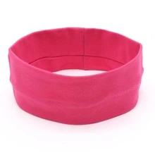 素色髮帶 - 玫紅色 - 查看 1