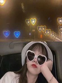 4 Chiếc Kính Dự Tiệc Thiết Kế Trái Tim, Kính Mát Tình Yêu Hiện Đại Cho Trang Trí Tiệc Kỷ Niệm Ngày Cưới, Sinh Nhật - Nhiều màu - Xem 5