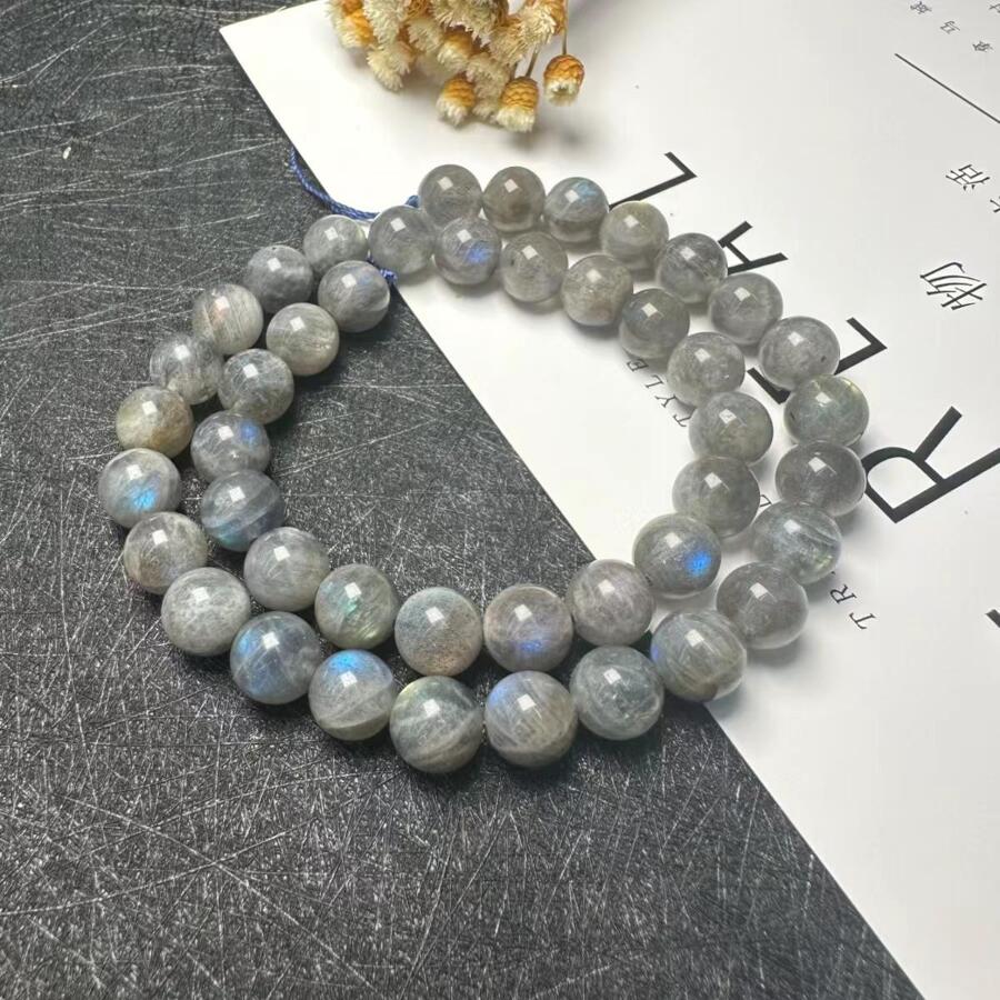 Phụ kiện trang sức DIY hạt 1 sợi - Xám - Xem 1