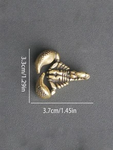 1pc Scorpion Design Decoration Craft - Bronze - View 5