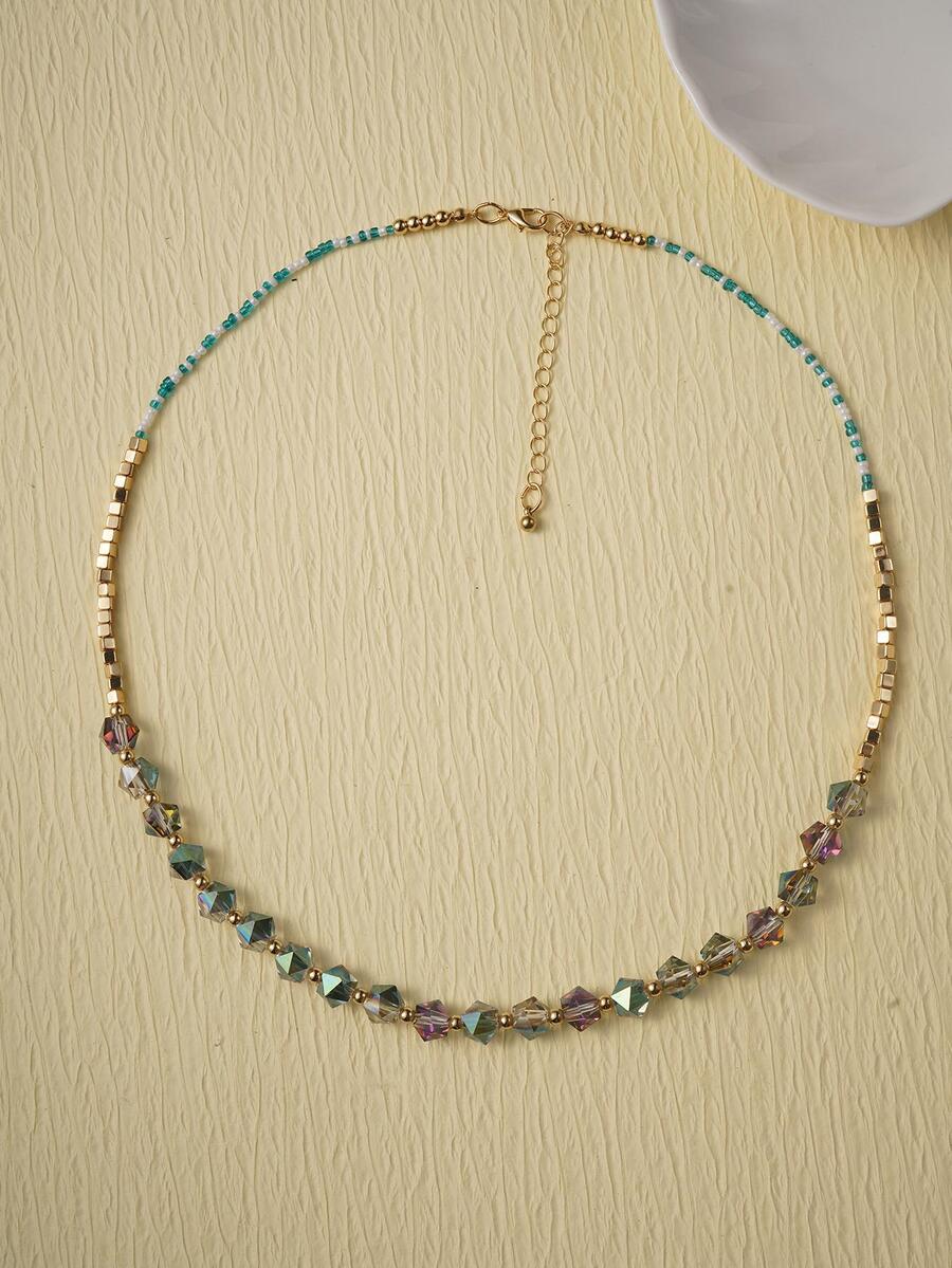 Vòng cổ trang trí hạt - Nhiều màu - Xem 1