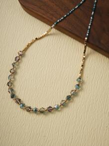 Vòng cổ trang trí hạt - Nhiều màu - Xem 2