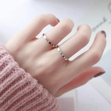 2 cái/bộ Nhẫn trang trí đá nhân tạo - Nhiều màu - Xem 2