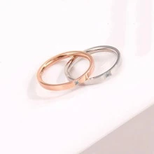 2 cái/bộ Nhẫn trang trí đá nhân tạo - Nhiều màu - Xem 3