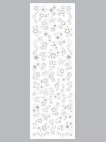 1pc Star Pattern Sticker - Silver - View 3