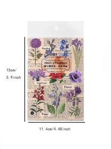 20pcs Flower Pattern Sticker - Multicolor - View 5