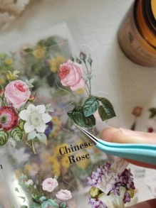 20pcs Flower Pattern Sticker - Multicolor - View 3