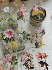 20pcs Flower Pattern Sticker - Multicolor - View 4