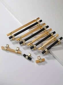 1pc Aluminum Alloy Drawer Pull, Modern Drawer Handle For Home - Multicolor - View 1