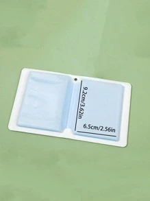 1 pieza Álbum de fotos con estampado de letra - Beis - Ver 5