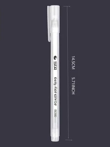 漫畫卡通設計線條螢光筆,白色 - 白色 - 查看 2