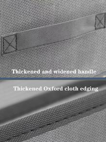 1pc Multi-Grid Clothes Storage Box,Boho Vibes - Grey - View 8