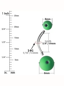 10 cái/bộ Vòng bụng trang trí bóng - Nhiều màu - Xem 10