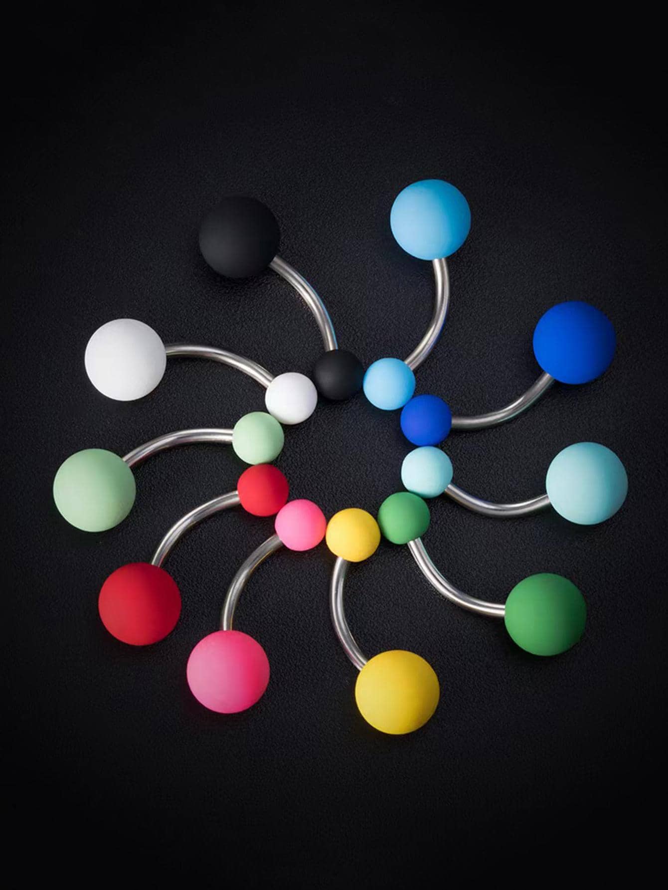 10 cái/bộ Vòng bụng trang trí bóng - Nhiều màu - Xem 1