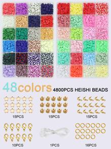 2 hộp/bộ Bộ hạt DIY hình ngôi sao - Nhiều màu - Xem 3